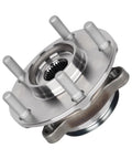 Front Wheel Bearing Hub Assembly for Nissan Sentra 2.5L, 5-lug, 4-hole flange, visible in the image for 2008-2012 Sentra, Rogue, Rogue Select
