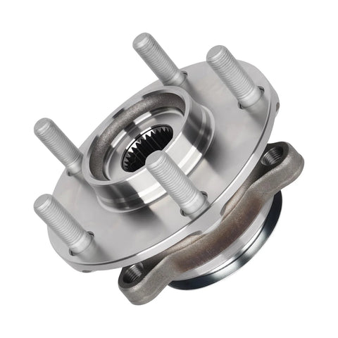 Front Wheel Bearing Hub Assembly for Nissan Sentra 2.5L, 5-lug, 4-hole flange, visible in the image for 2008-2012 Sentra, Rogue, Rogue Select