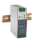 Beefy 120W 24V Din Rail Power Supply With 24V Output, AC To DC Industrial Switching Adapter mounted on rail