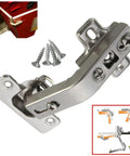 Two Pack Corner Cabinet Door Hinges Set With 135 Degree Opening Soft Close Hardware With Screws for kitchen upgrade