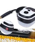 Powerful Handheld Steam Cleaner with 6 Gear Settings, steam cleaning kitchen hood, 7.22 ft hose, 2500W high temperature