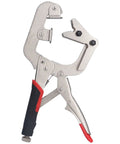 Heavy Duty C Clamp Locking Pliers With 270 Degree Rotatable Jaws For Welding Projects Chrome Steel Construction with ergonomic grip.