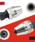 Damaged Bolt And Stud Extractor Tool For 1/4 To 1/2 Inch Studs With 3/8 Drive Grips And Removes Broken, Damaged Bolts
