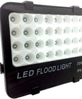 JUDYSSY Solar Flood Lights Led Flood Light, 30W 3000Lm IP65 Waterproof with adjustable bracket and LED bulb patch design.