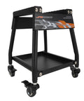 Detachable Dirt Bike Stand With Wheels And Tool Tray, Heavy Duty Maintenance Stand For Dirt Bikes And Pit Bikes with locking casters