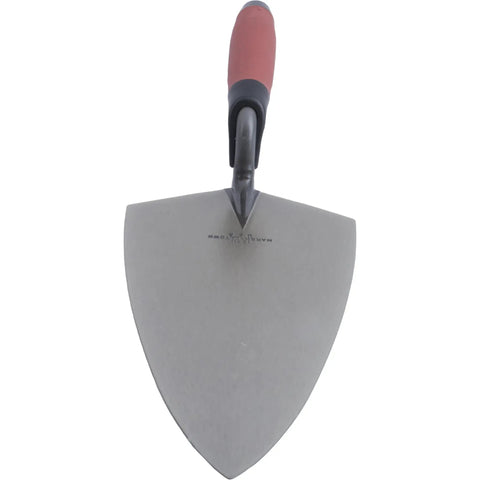 Philadelphia Style Brick Trowel With DuraSoft Handle For Brickwork Blockwork And Stonework, 11 X 5 And A Half Inch, Pro Grade Masonry Tool