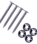Guitar Neck Joint Bushings Set Pro Grade With Neck Mounting Screws And Bass Ferrules Replacement Parts For Electric Guitar Or Bass Recessed Neck Screw Bushings Lightweight Durable Easy To Install Color 02, metal screws and ferrules
