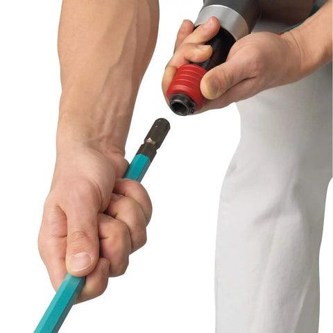 Attaching Universal Large Mixing Paddles For Drill Mixers MKD Series with HEXAFIX connection to a mixer