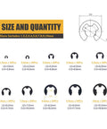 Beefy 300 Piece E Clip Set In Black Alloy Steel External Retaining Rings M1.5 Through M10 sizes, diagram, and specifications