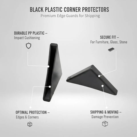 Beefy Corner Protectors For Shipping And Handling, Edge Guards For Glass And Stone Slabs, Shock Absorbing Cushioned Packaging