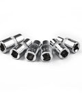 Six Piece Heat Treated Steel E Socket Set With 1/4 Drive For Heavy Duty Mechanics Gear That Lasts And Grips Tight On Bolts So You Can Fix Things Fast Like A Pro. six chrome sockets