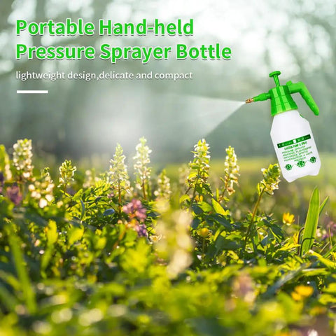 Portable 0.5 Gallon Handheld Pressure Sprayer With Adjustable Brass Nozzle And Safety Valve for garden plants