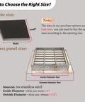 How to choose the right size for Rock Solid Performance With 36 By 42 Inch Three Forty Stainless Steel Vented Access Panel
