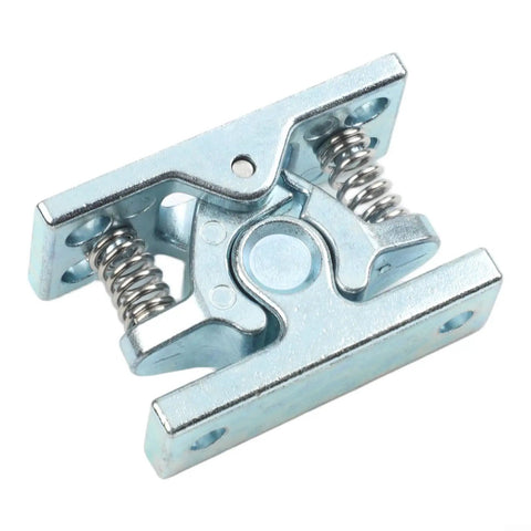 Double Roller Door Catch Stopper Spring Loaded Zinc Alloy Latch For Camper RV Boat Cabinets And Drawers shown close-up angle