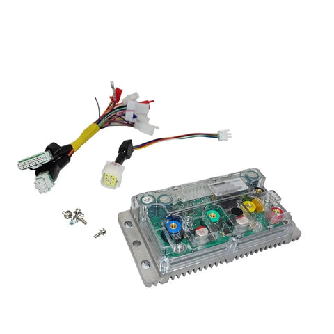 Straight Slick EBike Controller Electric Motorcycle Drive With Bluetooth Module Nd72260X80 Brushless Unit with connectors.