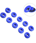 Heavy Duty Plastic Eyelet Kit Round Grommets For Tarp Pool Cover Fastener With Installation Tool To Repair Outdoor Shade Sail Solar Blanket Weather Resistant Rust Free Secure Fit In Blue Green Black Colors, blue plastic grommets set