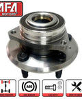 Drop In Wheel Hub Bearing Assembly For Front And Rear 5 Lug Compatible With Cadillac CTS 2008 To 2014 XTS 2018 To 2019 Camaro 2010 To 2015 And Impala 2018 To 2019 With ABS Encoder 5132 Part Number, front view