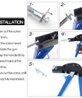 Installation instructions for Bulletproof 30 Piece 4X32Mm Heavy Duty Zinc Plated Steel Molly Bolt Wall Anchor Screw Set.