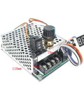 DC Motor Speed Controller 10V To 55V 60A Peak 40A Continuous PWM Brushed Motor Driver with adjustable potentiometer and digital display