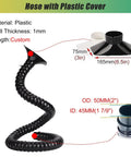 Self Supporting Flexible Fume Extraction Arm With Smooth 360 Pivot And Tight Locking Joints For Shop Dust Removal, Plastic hose with custom length.