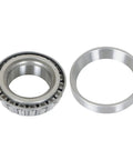 Close-up of bearings and race from Drop In Replacement Worm Gear Kit With Bearings Races And Spacers For MTD Troy Bilt Horse Tiller GW 11527 GW 1064 1064 Three And A Quarter Inch Outer Diameter By One And A Quarter Inch Inner Diameter 30 Teeth Right Hand Pitch