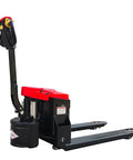 Heavy Duty Full Electric Pallet Jack With 3300 Lbs Capacity And 6 Hour Battery Life for moving heavy loads safely in the warehouse.
