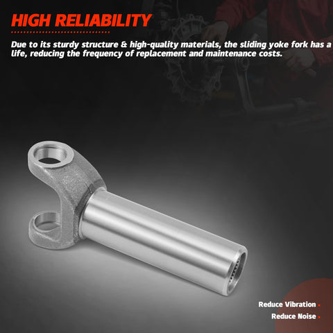 Transmission Slip Yoke For Turbo 400 TH 400 4L80E 4L85E And Torque Converter 1350 Series U Joint Replaces 3-3-5551X product image