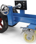 Heavy Duty Panel Dolly Cart 1100lb Capacity with sturdy wheels and rubber rollers, ideal for moving drywall and large panels.