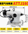 Built Tough Top Shelf Pneumatic Four Axis Tailstock Ejector Pin High Precision Kit For CNC Indexing Head with dimensions.