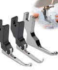 3X Bead Sequin Special Presser Foot For Wedding Dress Beading shown with sewing machine usage.