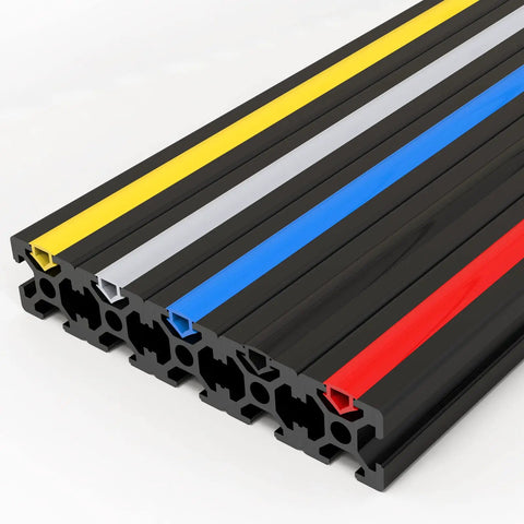 6 Meter Dust Protection Soft Cover For 8mm Slot 30 Series Aluminum Extrusion Profile in multiple colors, product view