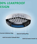 Top Shelf CR2032 3V Lithium Batteries 5 Pack Durable Coin Cell Power Cells showing detailed leakproof design components.