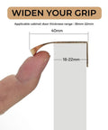 Aluminum Alloy Brushed Bronze Cabinet Pulls 39.37in Hidden Finger Edge Pulls with grip width measurement.