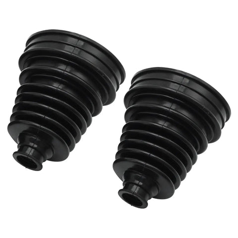 Universal CV Axle Boot Repair Kit featuring knockout durability, black rubber covers for 19mm to 24mm shafts, pack of 2.