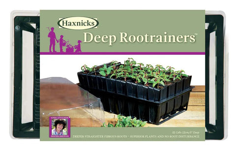Rootrainers Seed And Cutting Propagation Kit Deep For Faster Deeper Roots With Air Pruning No Root Disturbance Easy Setup For Beans Peas Corn Strawberries And More Ideal Starter System For Healthy Transplants