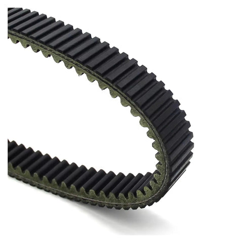 Close-up view of Heavy Duty Motorcycle Rubber Drive Belt 3403-141 for Arctic Cat International H2 XT ATV 1000 GT.