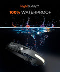 Ultra Bright 5 Mode LED Headlamp for Adults with USB Rechargeable Battery, 8 Hour Run Time, IPX7 Waterproof, underwater view