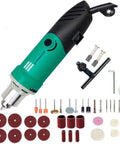 Reliable Workhorse Electric Die Grinder With 480W Motor And Six Step Variable Speed Dial delivers versatile attachments and speeds.