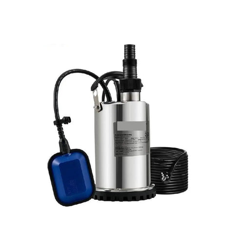 Submersible Sump Pump For Sewage And Clean Water 1300W Tough As Nails Stainless Steel Build IPX8 Waterproof with float switch