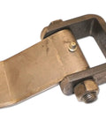 Heavy Duty Trailer Door Hinges 2 Pack For Truck Doors And Dump Trailers Strap Style Greaseable Weld On Hinges close-up view