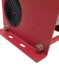 Heavy Duty 1500W Electric Hoist Lifts Up To 800kg With Double Rope Config And Massive 30 Meter Height close-up of motor cooling fan and cable holder.