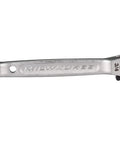 Built Different 5 In 1 Ratcheting Lineman Wrench With Integrated Hammer Cushion Grip, Heavy Duty Steel Frame close-up view.