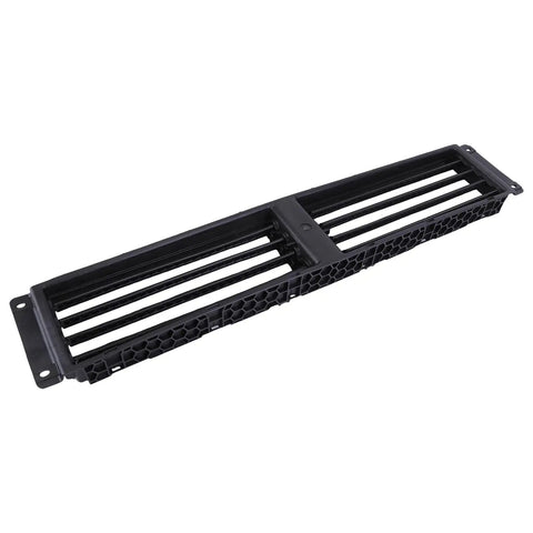 Top Tier Front Lower Active Grille Shutter With Electric Motor For Quick Slide In Direct Swap Compatible With 2016 2023 Chevy Malibu Bolt Ev And Buick LaCrosse featuring a black plastic structure.