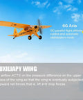 Flying A160 J3 Brushless RC Plane with 5CH 3D/6G Modes, highlighting its lightweight EPP design and detachable wing