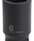 Heavy Duty 3 4 Inch Drive 33Mm Deep Impact Socket Built From Tough Crmo Steel With Six Point Geometry for precision fastening.