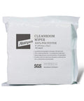 AAWipes Cleanroom Wiper bag, white 6x6 inch, 150 wipers, 100% polyester double-knit with laser-sealed edges.