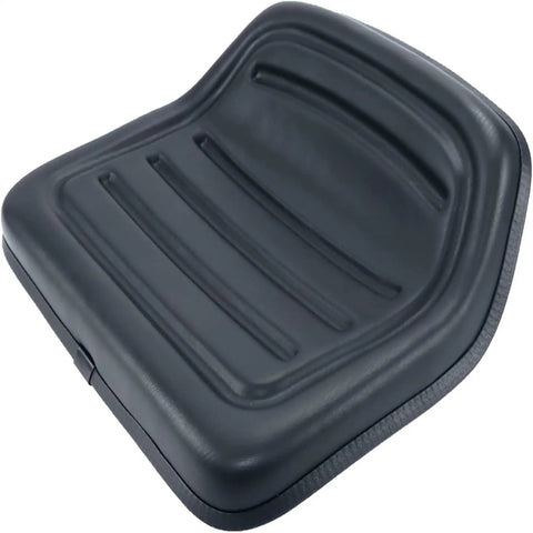 LMS2002 Black Mower Seat Low Back Universal Fit For Lawn Tractors And Riding Mowers Comfortable And Durable With Easy Install For Tough Turf And All Weather Use With Padded Cushion And Shock Absorption For A Smooth Ride On Any Mower, black vinyl seat