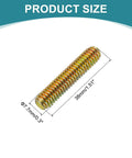 12 Pack Fully Threaded Rods Five Sixteenth Inch UNC By One And A Half Inch Length Zinc Plated Carbon Steel With Nuts And Washers For Clamps