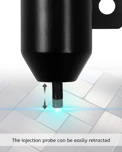 Auto Bed Leveling Sensor for Artillery Sidewinder SW X2 and Genius Pro, showing retractable probe over grid surface