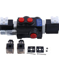 1 Spool 12V DC Hydraulic Control Valve Double Acting HCV S1x13 For 13 GPM 3600 PSI Systems With Rocker Control Switch